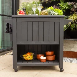 BluMill BBQ Tafel - Inclusief Koelvak 80 Liter - Op Wieltjes - Met Flessenopener - 102 X 46 X 86,5 Cm -Home Keuken Winkel 1200x1200 884