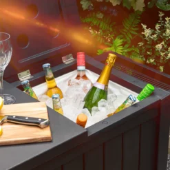 BluMill BBQ Tafel - Inclusief Koelvak 80 Liter - Op Wieltjes - Met Flessenopener - 102 X 46 X 86,5 Cm -Home Keuken Winkel 1200x1200 885