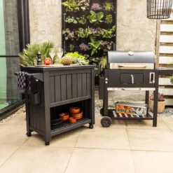 BluMill BBQ Tafel - Inclusief Koelvak 80 Liter - Op Wieltjes - Met Flessenopener - 102 X 46 X 86,5 Cm -Home Keuken Winkel 1200x1200 887