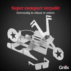 GrillX Beer Can Chicken Houder - Kiphouder Motorcycle - BBQ Accesoires - Bierkip - Barbeque Gereedschap - Chicken Sitter -Home Keuken Winkel 1200x1200 921