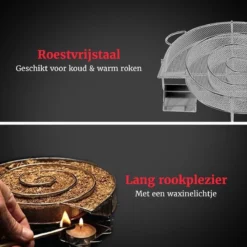 GrillX Cold Smoke Generator Met 1KG Appel Rookmot - 6 Liter - Smokerbox - RVS Rookbox - Rookgenerator - Koud Roken - BBQ Accesoires -Home Keuken Winkel 1200x1200 932