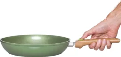 Just Vegan Koekenpan ECO Met Afneembaar Handvat 20 Cm Aluminium Groen -Home Keuken Winkel 1200x570