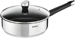 TEFAL EMOTION HAPJESPAN MET GLAZEN DEKSEL - 26 CM