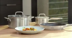 Tefal Virtuoso Pannenset 5 Delig - Hoge Kookpan Ø 22 Cm + Steelpan Ø 16 Cm + Kookpannen Ø 18/20/24 Cm -Home Keuken Winkel 1200x634
