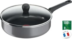 Home Keuken Winkel 21 Tefal Easy Plus Hapjespan - Ø 24 Cm + Deksel - Niet Geschikt Voor Inductie