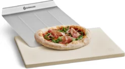 Burnhard Pizzasteen 38 X 30 X 1,5 Cm + Pizzaschep 27 Burnhard Pizzasteen 38 X 30 X 1,5 Cm + Pizzaschep -Home Keuken Winkel 1200x662