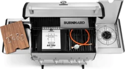 Burnhard Gas BBQ Big FRED Deluxe - 4 Branders - Incl. Keramische Infraroodbrander & Afdekhoes - Deluxe -Home Keuken Winkel 1200x668 1