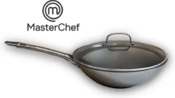 MasterChef / Jumbo - Wokpan - Met Glazen Deksel - 28 Cm - Inductie -Home Keuken Winkel 1200x671 1
