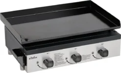 Bighorn Plancha Grill - Gasbarbecue – Tabletop – Draagbaar – 3 Branders