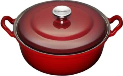 Le Creuset Braadpan Faitout Tradition Kersenrood - ø 24 Cm / 3 Liter -Home Keuken Winkel 1200x745