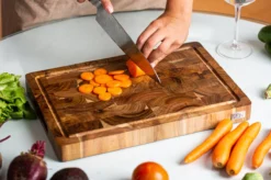 VDN Professionele Snijplank Acacia Hout Met Sapgeul En Handvatten – Hakblok 26x38x3.5 Cm -Home Keuken Winkel 1200x799 61