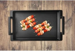 Eurolux Teppanyaki Plaat Met Grepen - 41 X 24 X 2.5 Cm - Zwart - Aluminium - Geschikt Voor Alle Warmtebronnen -Home Keuken Winkel 1200x809 1