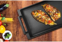 Eurolux Teppanyaki Plaat Met Grepen - 41 X 24 X 2.5 Cm - Zwart - Aluminium - Geschikt Voor Alle Warmtebronnen -Home Keuken Winkel 1200x815 1