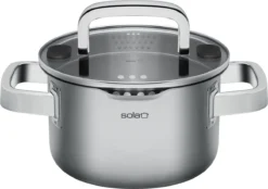 Sola Pannenset Juvia - 4 Delig - Ø 16,16,18,20 Cm - Zilver - RVS - Sandwichbodem -Home Keuken Winkel 1200x845 1