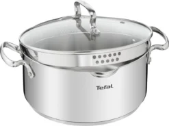 Tefal Duetto+ Pannenset -10 Delig- 5 Pannen - Kookpannenset - Zilver - Afdruipdeksels 16 Tefal Duetto+ Pannenset -10 Delig- 5 Pannen - Kookpannenset - Zilver - Afdruipdeksels -Home Keuken Winkel 1200x893 3