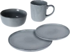 Excellent Serviesset - Servies - 16 Stuks - Aardewerk - Grijs -Home Keuken Winkel 1200x899 21