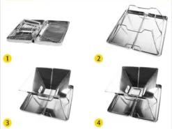 United Entertainment - Opvouwbare Houtskoolbarbecue - RVS - Met Koffer En Draagtas -Home Keuken Winkel 1200x900 86