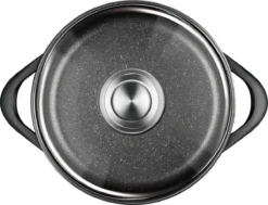 Smile 10-Delige Pannenset - Anti Aanbaklaag - Vaatwasser Bestendig - Zwart - MGK-17 -Home Keuken Winkel 1200x919 1