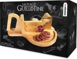MikaMax Worst Guillotine - Worstsnijder - Worst Snijplank - Sausage Guillotine - Makkelijk Schoon Te Maken - RVS Mes - Bamboe - 30 X 19cm -Home Keuken Winkel 1200x930 2