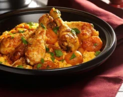 Cosy & Trendy Tajine Zwart / Oranje - Gietijzeren Schaal - Ø25cm - Geschikt Voor Inductie -Home Keuken Winkel 1200x944