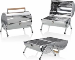 BBQ Collection Houtskoolbarbecue - Cilinder - Chroom -Home Keuken Winkel 1200x972 3