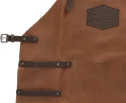 Old West BBQ Schort Barbecue Schort Leer - Cognac Bruin -Home Keuken Winkel 1200x988 1