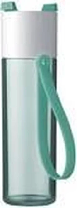 Mepal – Drinkfles JustWater – 500 Ml – Nordic Green – Waterfles – Drinkt Als Een Glas – Lekvrij -Home Keuken Winkel 444x1200