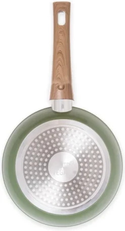Just Vegan Koekenpan ECO Met Afneembaar Handvat 20 Cm Aluminium Groen -Home Keuken Winkel 651x1200