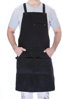 BBQ Schort - Professioneel - Schort - Zwart - Keukenschort - Kwaliteit - Garantie - 68 Cm X 86 Cm -Home Keuken Winkel 746x1200 1