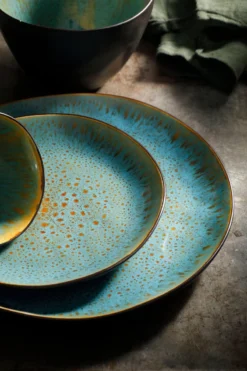 Palmer Serviesset Lotus Stoneware 6-persoons 24-delig Zwart Turquoise -Home Keuken Winkel 800x1200 22