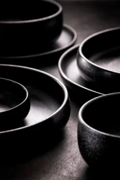 Maastricht Porselein Serviesset Universe Porselein 6-persoons 24-delig Zwart -Home Keuken Winkel 800x1200 25