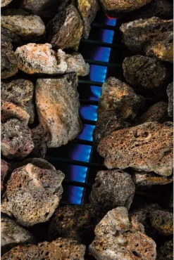 Halifax Gasbarbecue 5,5 KW - Buitenkeuken Met Lavasteen Grillplaat En Gaspit - 100x98 Cm -Home Keuken Winkel 802x1200