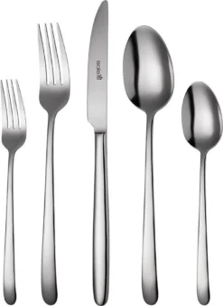 Sola Bestekset Ibiza - Economy - 9 Persoons - 90 Delig - Zilver Chroomstaal 18/0 - RVS