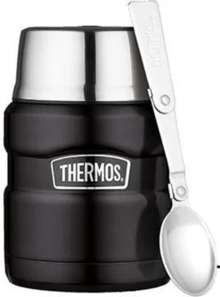 Thermos King Voedseldrager - 47 Cl - Mat Zwart -Home Keuken Winkel 890x1200