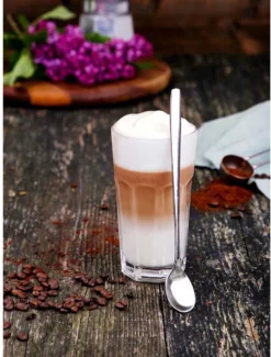 Merkloos Latte Macchiato Lepels – RVS Lange Yoghurt, Dessert Of Koffie Lepeltjes – Set Van 6 Stuks -Home Keuken Winkel 912x1200 2