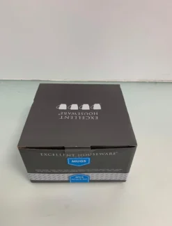 Excellent Houseware Set Van 4x Stuks Bekers/mokken Wit 380 Ml Van Porselein - Melkbekers -Home Keuken Winkel 913x1200