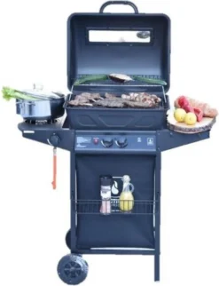 Halifax Gasbarbecue 5,5 KW - Buitenkeuken Met Lavasteen Grillplaat En Gaspit - 100x98 Cm -Home Keuken Winkel 921x1200 4