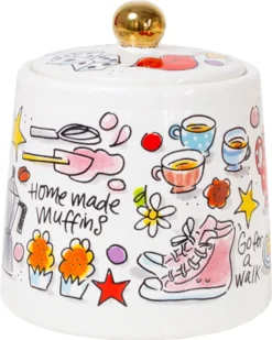 Blond Amsterdam, Happy - Suikerpot Goud -Home Keuken Winkel 959x1200 2